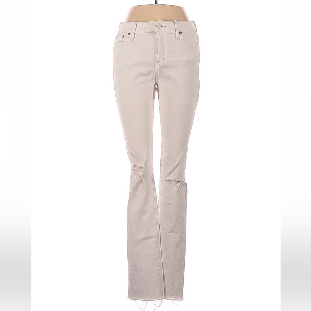 Madewell Alley Straight Jeans White/ Cream